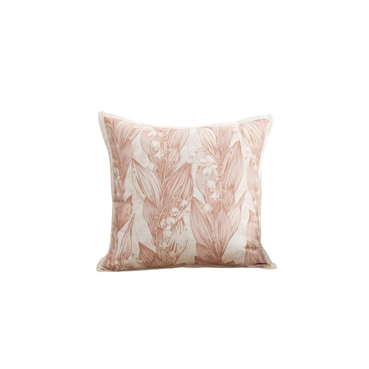 GENERICO - PACK DE 2 FUNDAS DE COJIN HOJA ROSA