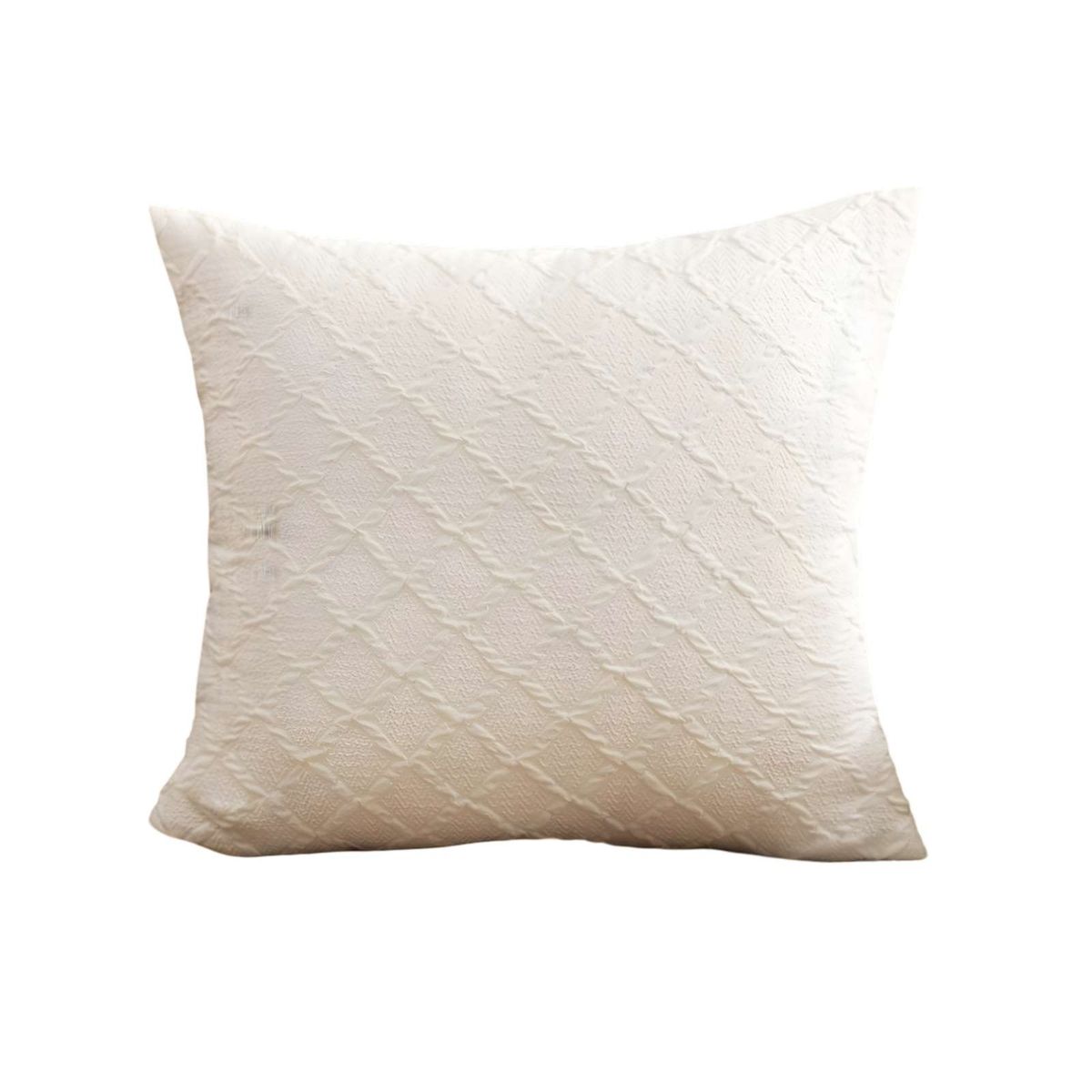 GENERICO - PACK DE 4 FUNDAS DE TERCIOPELO TRENZADO BLANCO