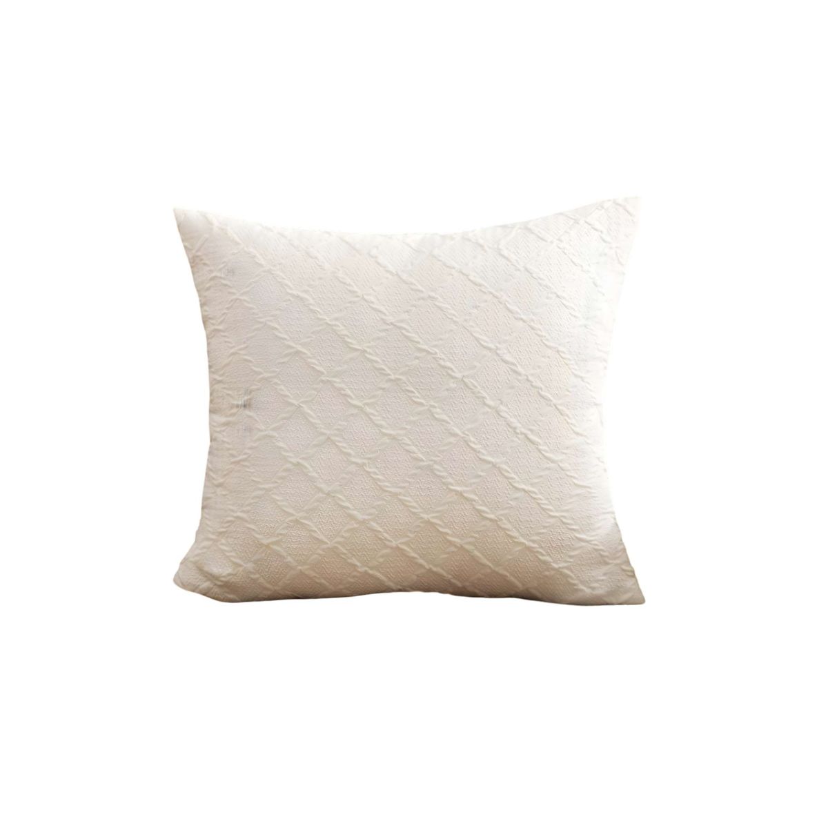 GENERICO - PACK DE 4 FUNDAS DE TERCIOPELO TRENZADO BLANCO