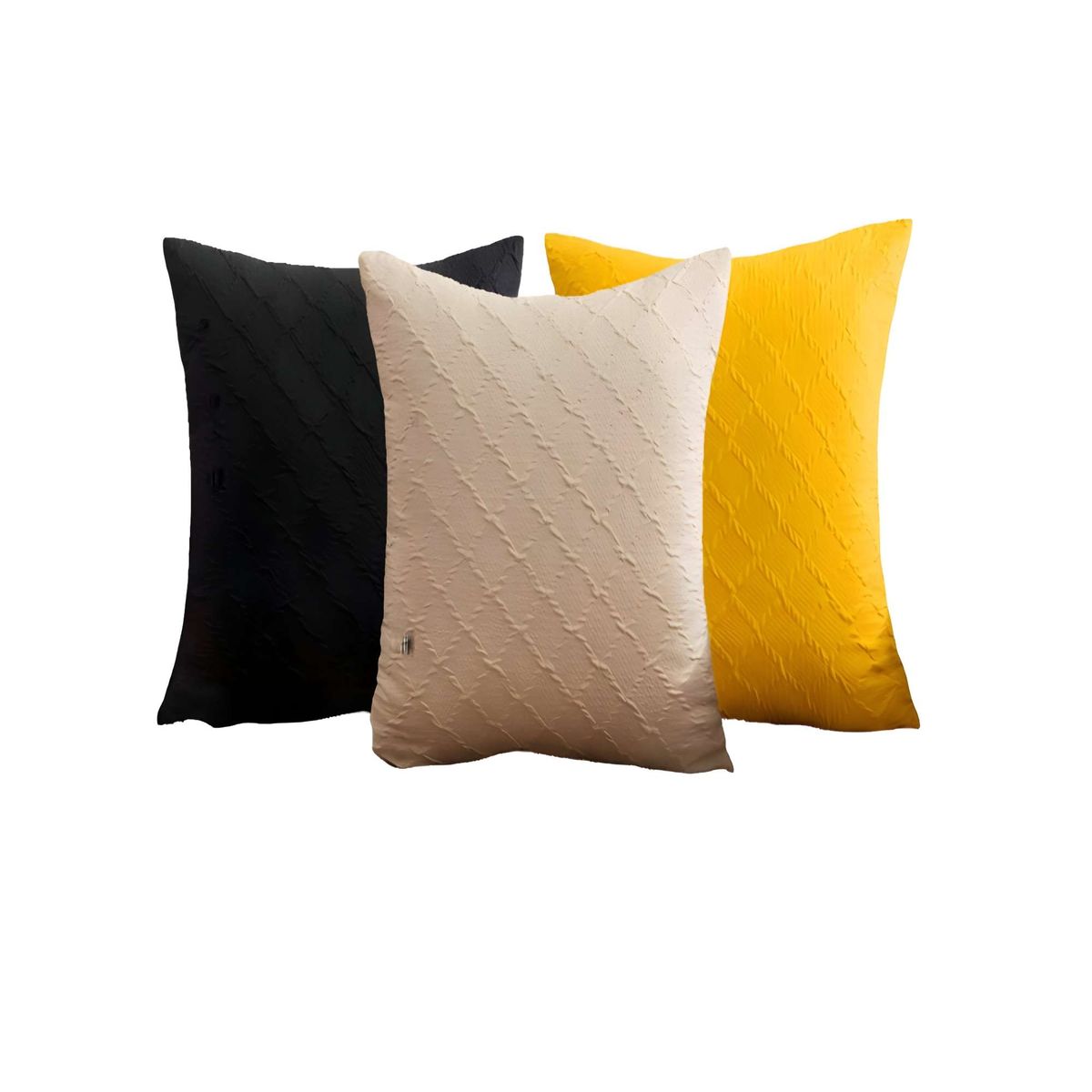 GENERICO - PACK DE 4 FUNDAS DE TERCIOPELO TRENZADO MULTICOLOR