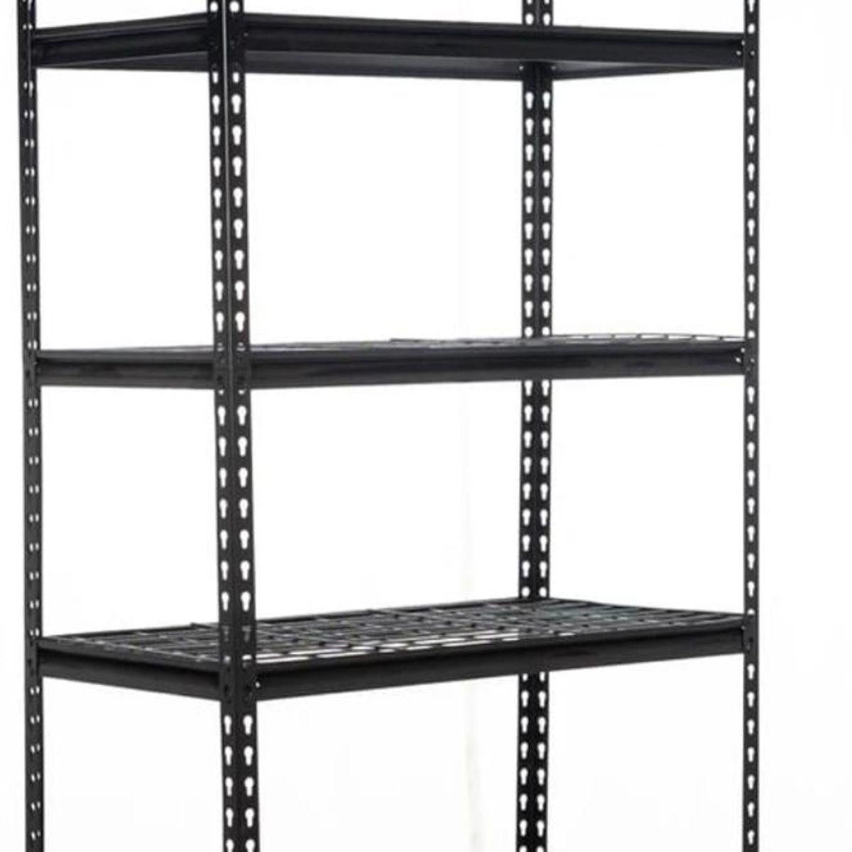 GENERICO - Estante Metálico Negro 5 Niveles 183x90x50 cm