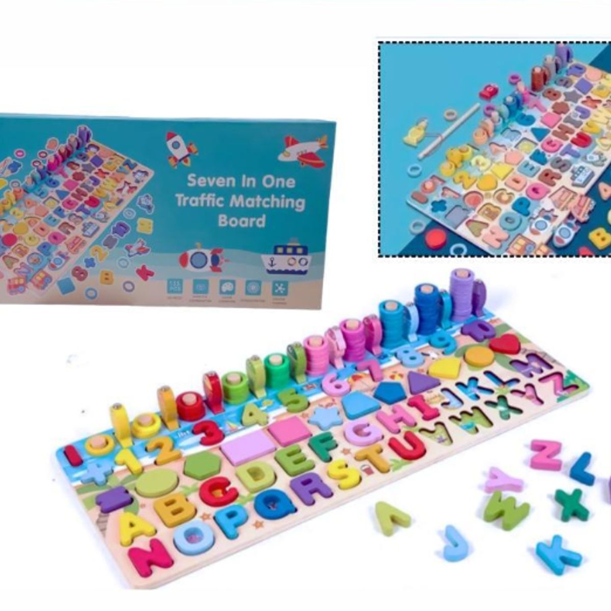 GENERICO - Tablero Juego Didáctico Educativo Montessori