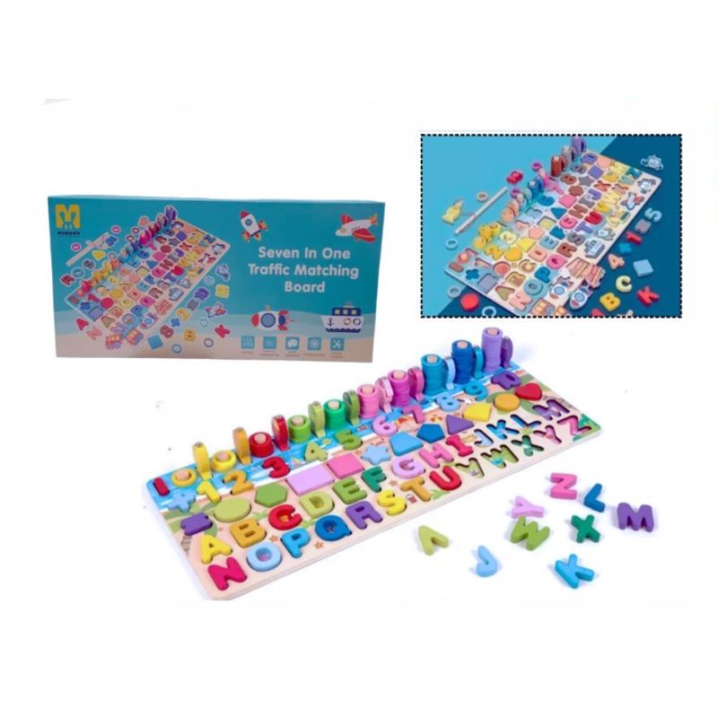 GENERICO - Tablero Juego Didáctico Educativo Montessori