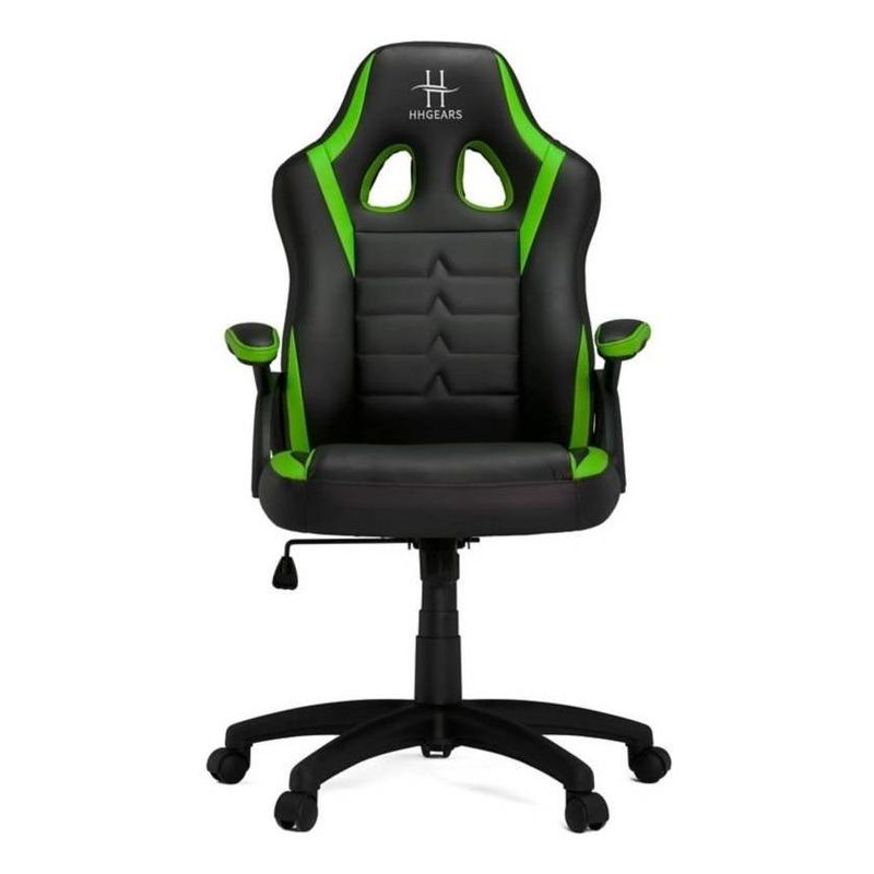 HHGEARS - Silla Gamer Hhgear Sm115bg Black And Green - Negro