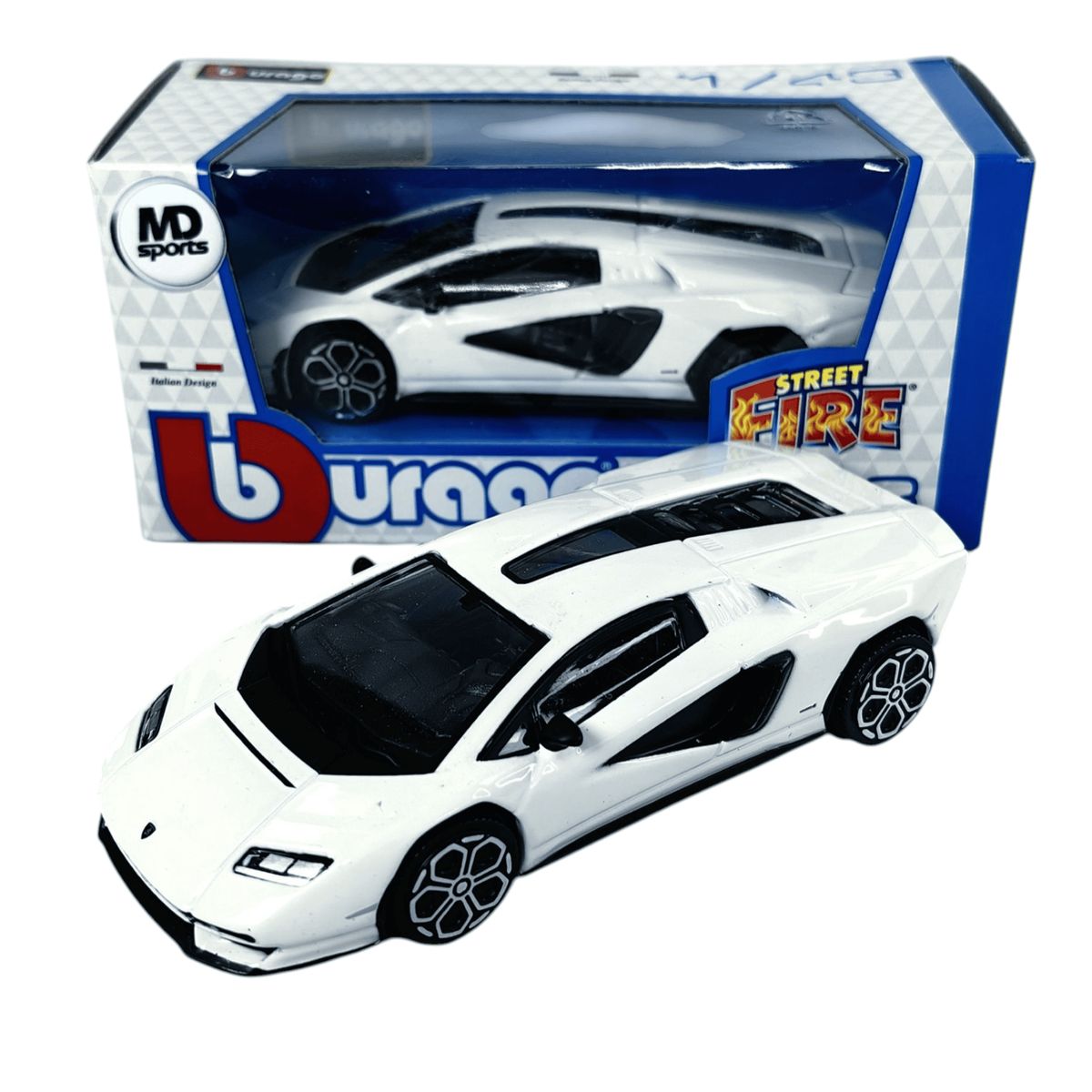 BBURAGO - Auto Deportivo Lamborghini Countach Burago Street 1.43