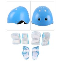 Kit Protección para patinar Seguridad Niño Azul