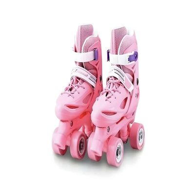 Imagen 2 del producto Patines Ajustables 4 Ruedas Niña Rosado Talla S31-34