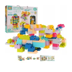 GENERICO - Juego De Bloques 126 piezas ultra suaves hervibles