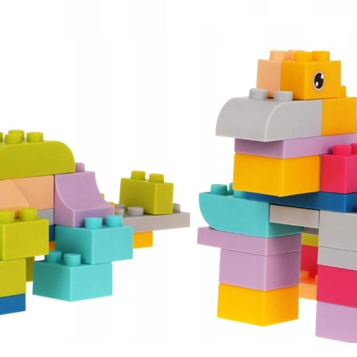 GENERICO - Juego De Bloques 126 piezas ultra suaves hervibles