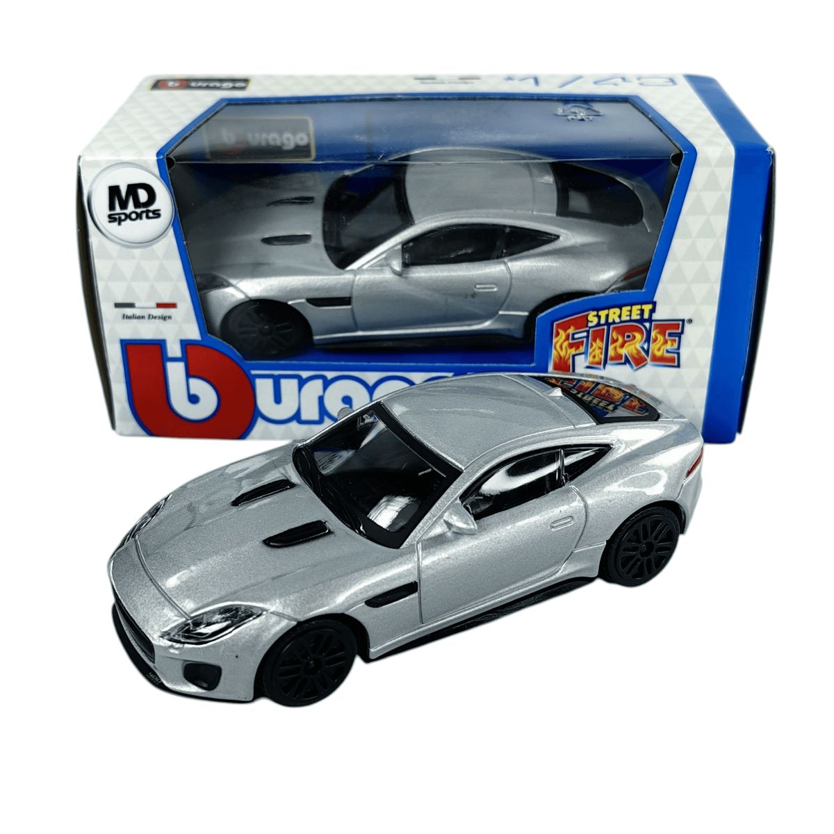 BBURAGO - Auto Deportivo Jaguar F-Type Burago Street 1.43