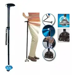 MOVI - Bastón Ortopedico Plegable con Luz Led