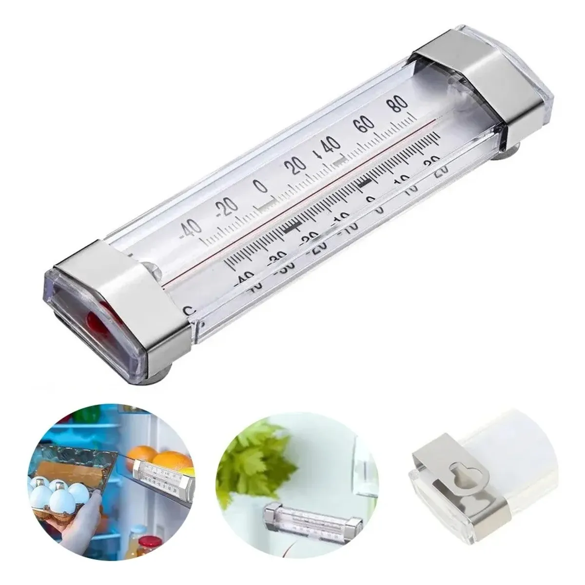 GENERICO - Termómetro Refrigerador Congelador Frigorífico Freezer 13cm