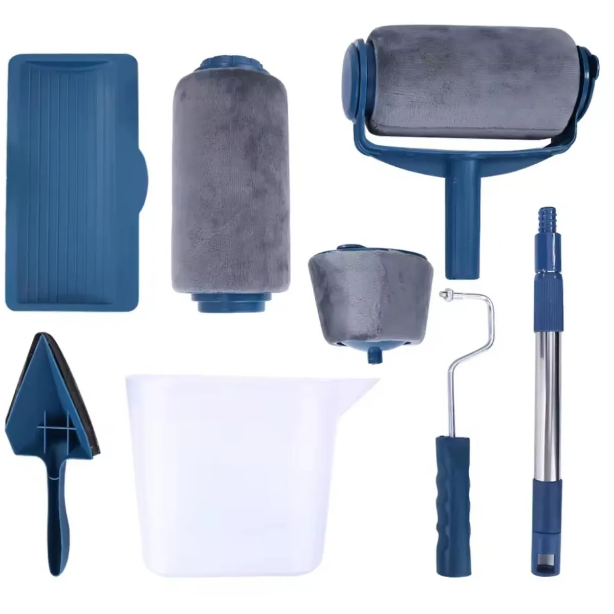 GENERICO - Rodillo Para Pintar Set Fácil Antiderrame Recargable