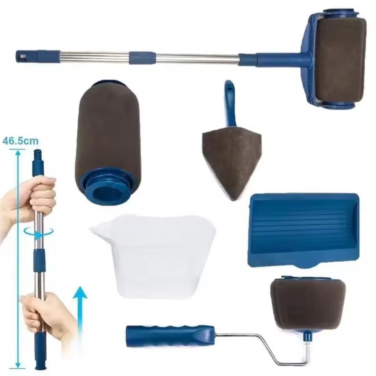 GENERICO - Rodillo Para Pintar Set Fácil Antiderrame Recargable