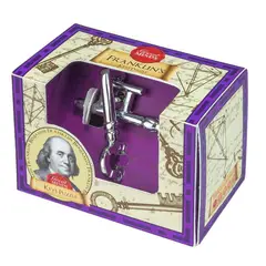UP DOWN JUEGOS - Franklins Keys Puzzle - Great Minds Puzzle de Metal