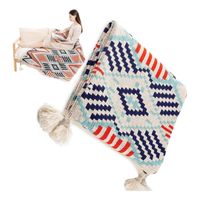 Manta Decorativa Tejida Para Sillon Piecera Cama 130x170cm
