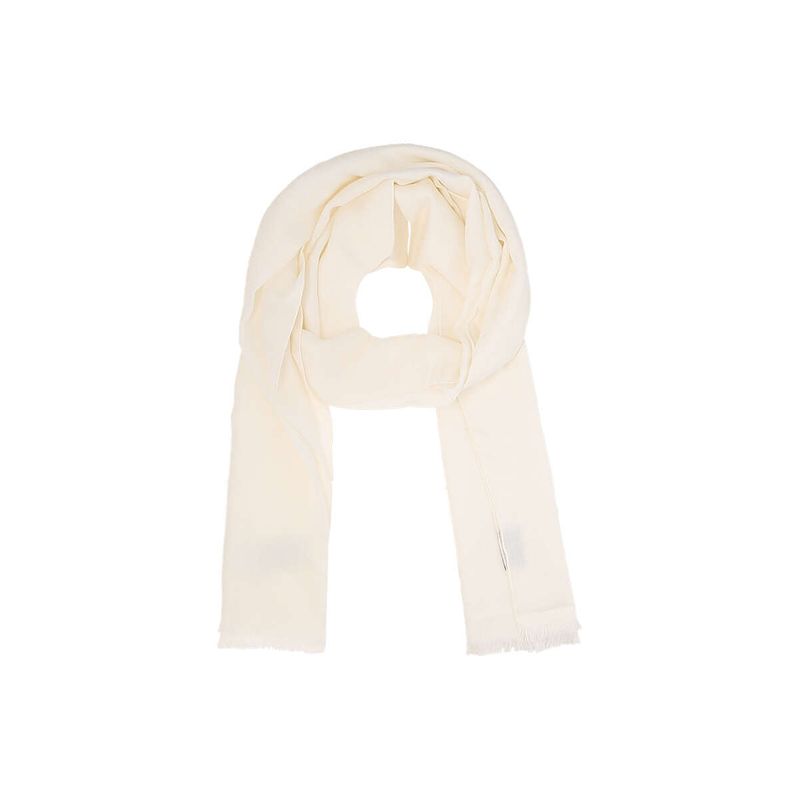 GUCCI - GUCCI Bufanda  de Doble Jacquard de Lana Para Mujer - Beige Claro