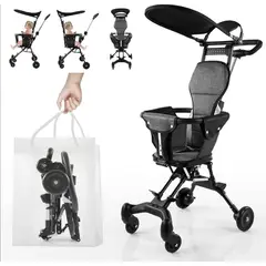 GENERICO - Coche Para Bebé Plegable Compacto