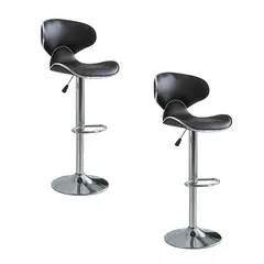 LUBABYCAS - Pack 2 Sillas Piso Bar Premium Café Altura Regulable YC229