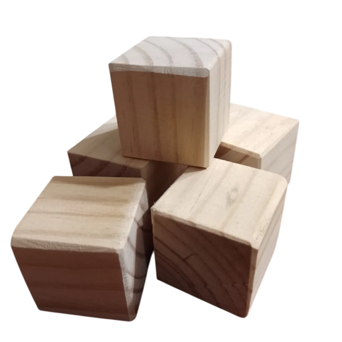 ARBORIUM - Set de 20 Cubos de Madera 4cm Natural