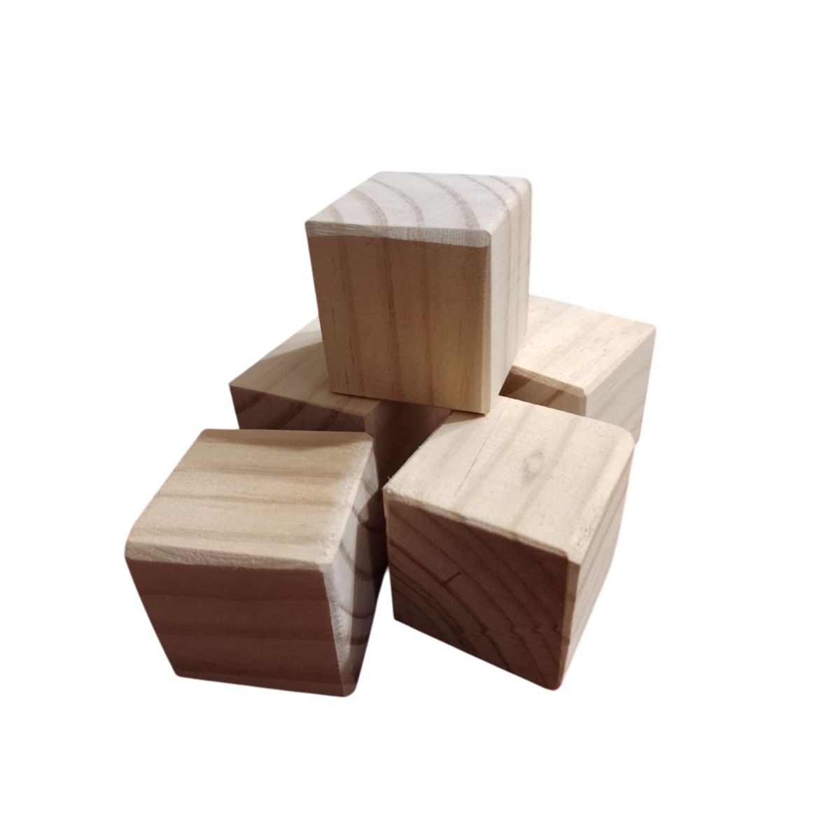 ARBORIUM - Set de 20 Cubos de Madera 4cm Natural