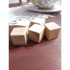 ARBORIUM - Cubos de Madera 4cm Natural