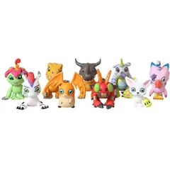 GENERICO - Figuras de Digimon set 9 unidades