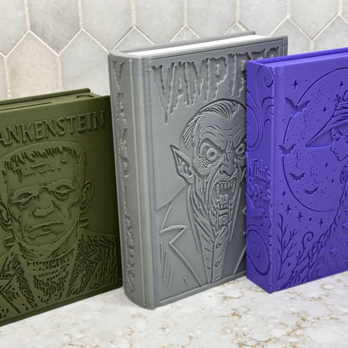 GENERICO - Libro Decorativo 3d - Terror