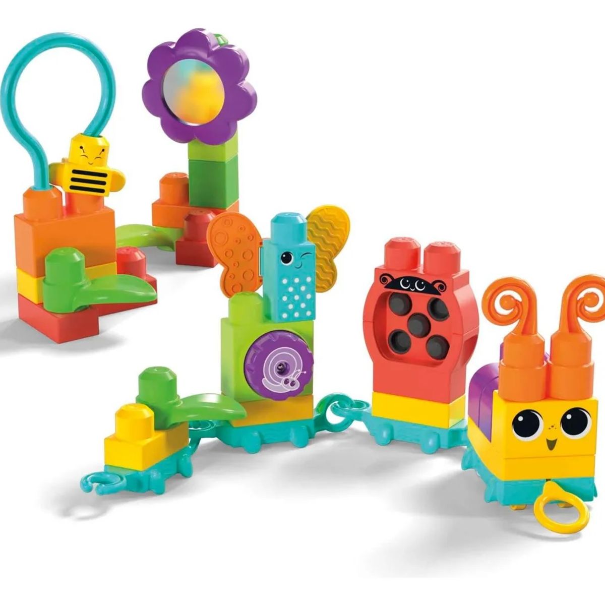 FISHER PRICE - Primeros bloques Mega Bloks Oruguita Bailadora Fisher Price