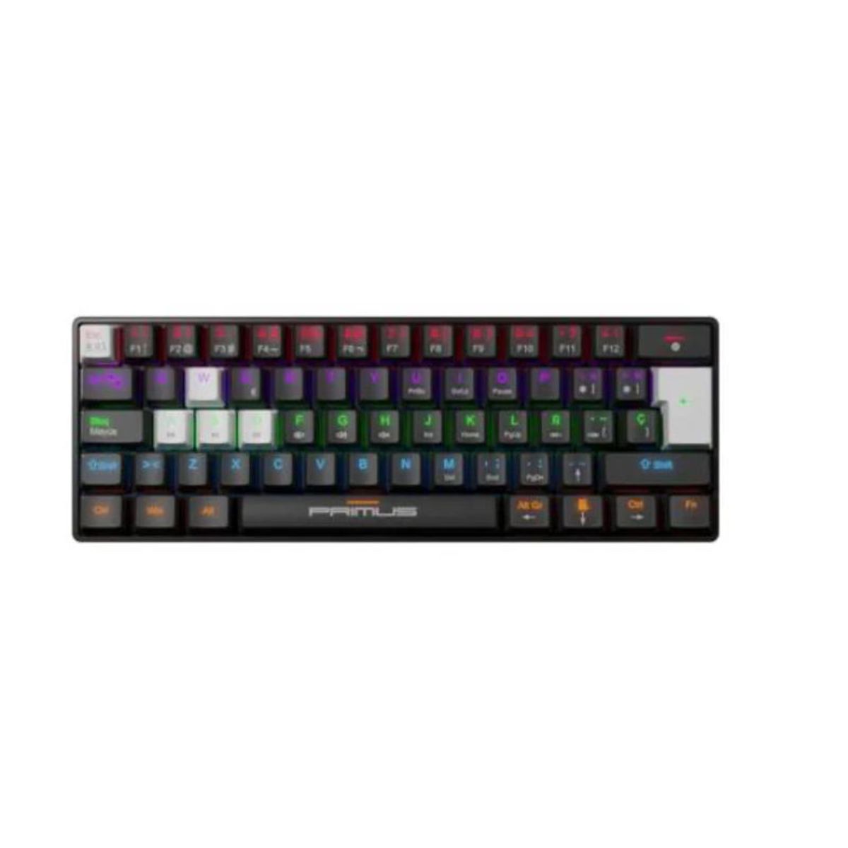 PRIMUS GAMING - Teclado Mecánico USB-C Español Red Switch Primus PKS-060G