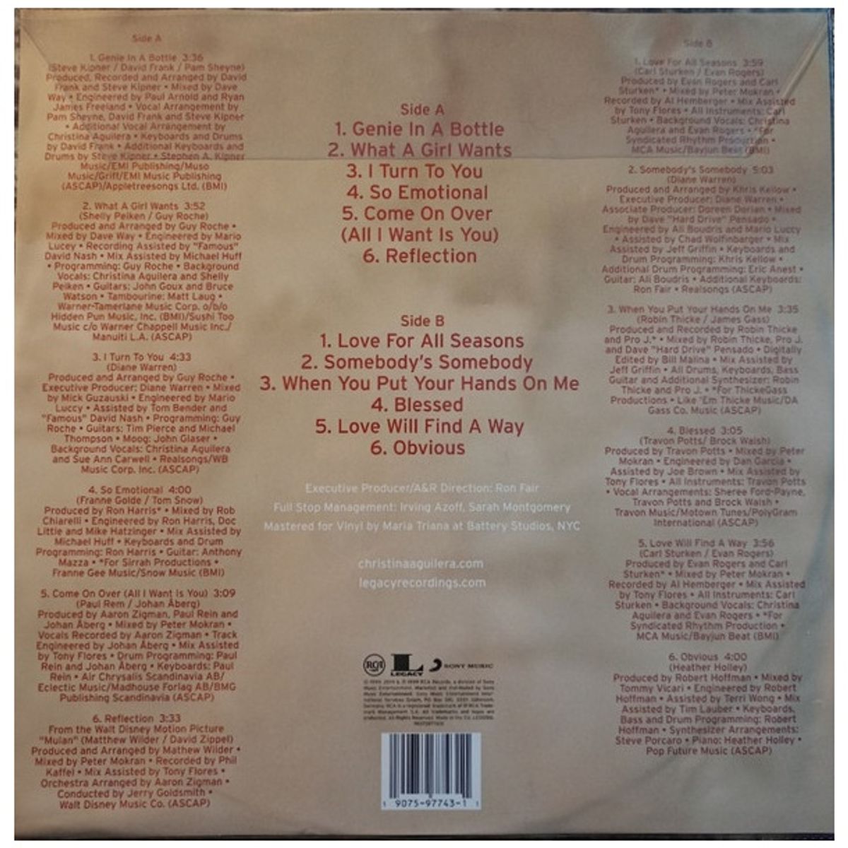 GENERICO - CHRISTINA  AGUILERA - CHRISTINA AGUILERA (PICT DISC) / VINILO