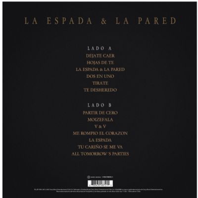 Imagen 2 del producto LOS TRES - LA ESPADA & LA PARED (EDICION 30 AÑOS) / VINILO