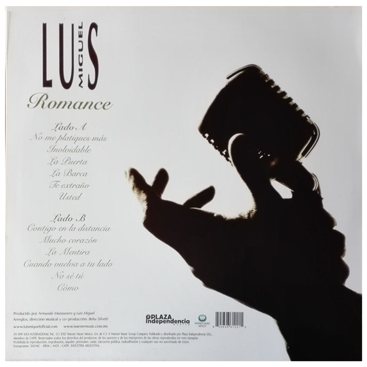 GENERICO - LUIS MIGUEL  - ROMANCE / VINILO