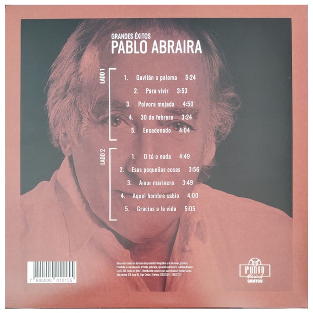 GENERICO - PABLO ABRAIRA - GRANDES EXITOS  VINILO