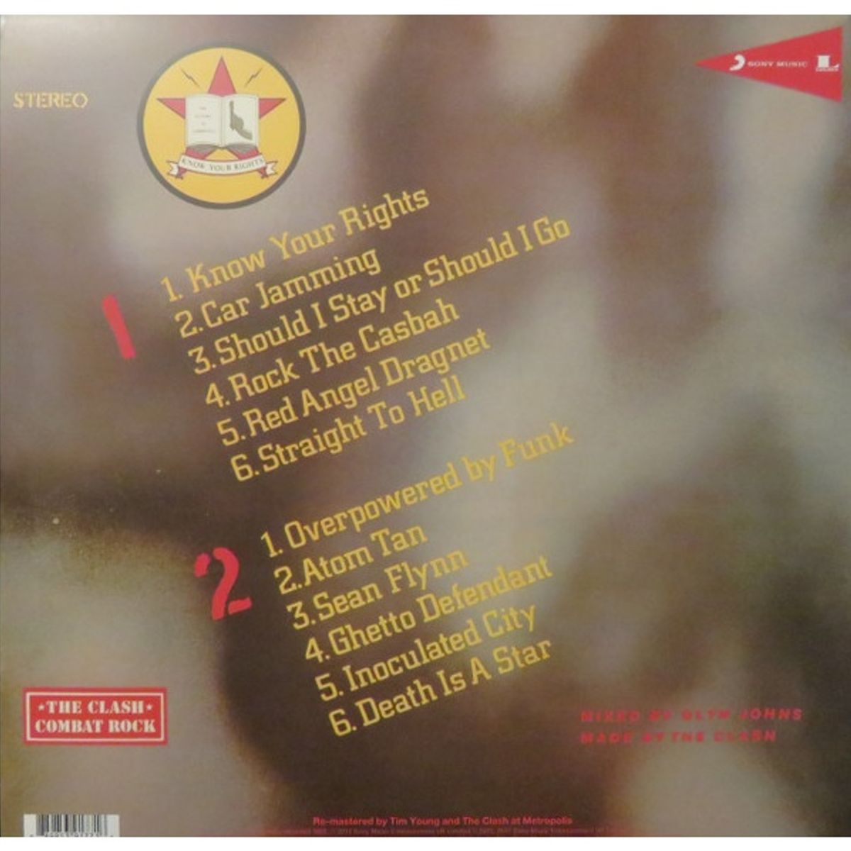 GENERICO - THE CLASH  THE  - COMBAT ROCK / VINILO