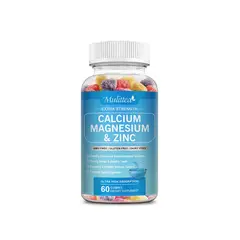 GENERICO - Calcio Magnesio Zinc Con Vitamina D3 En Gomitas 60 Gomitas