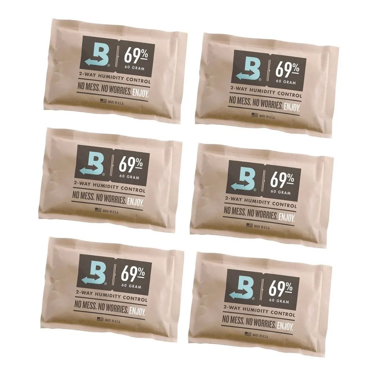 6 Sobres Boveda Pack 69pct 60gr Control Humedad 2 Vias, marca GENERICO - Foto Principal