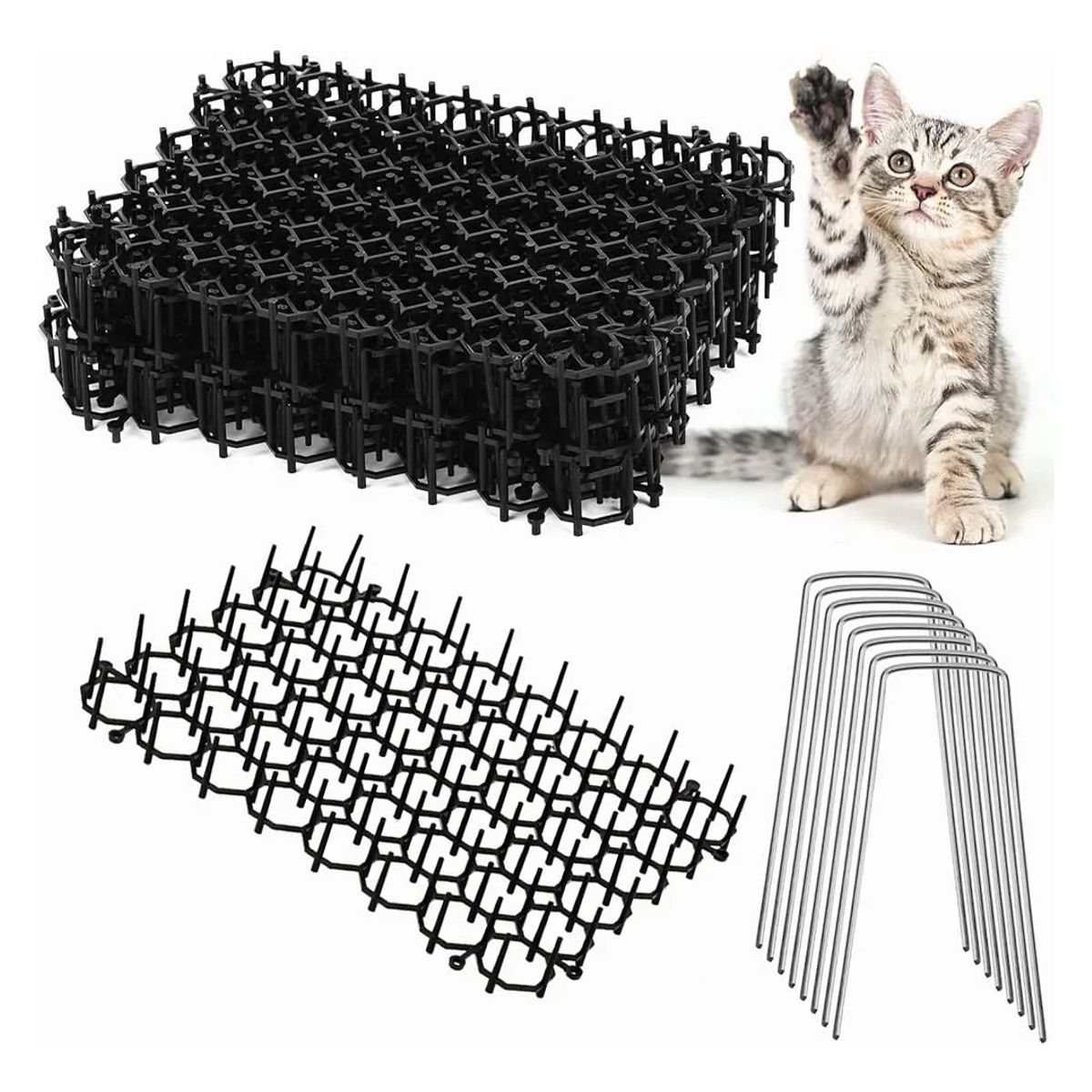 GENERICO - Pack 12 Alfombrillas Repelentes De Mascotas Anti-cat Pot