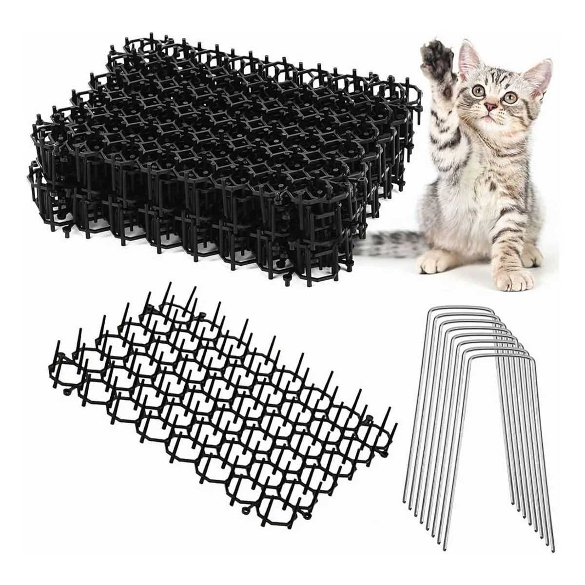 GENERICO - Pack 12 Alfombrillas Repelentes De Mascotas Anti-cat Pot