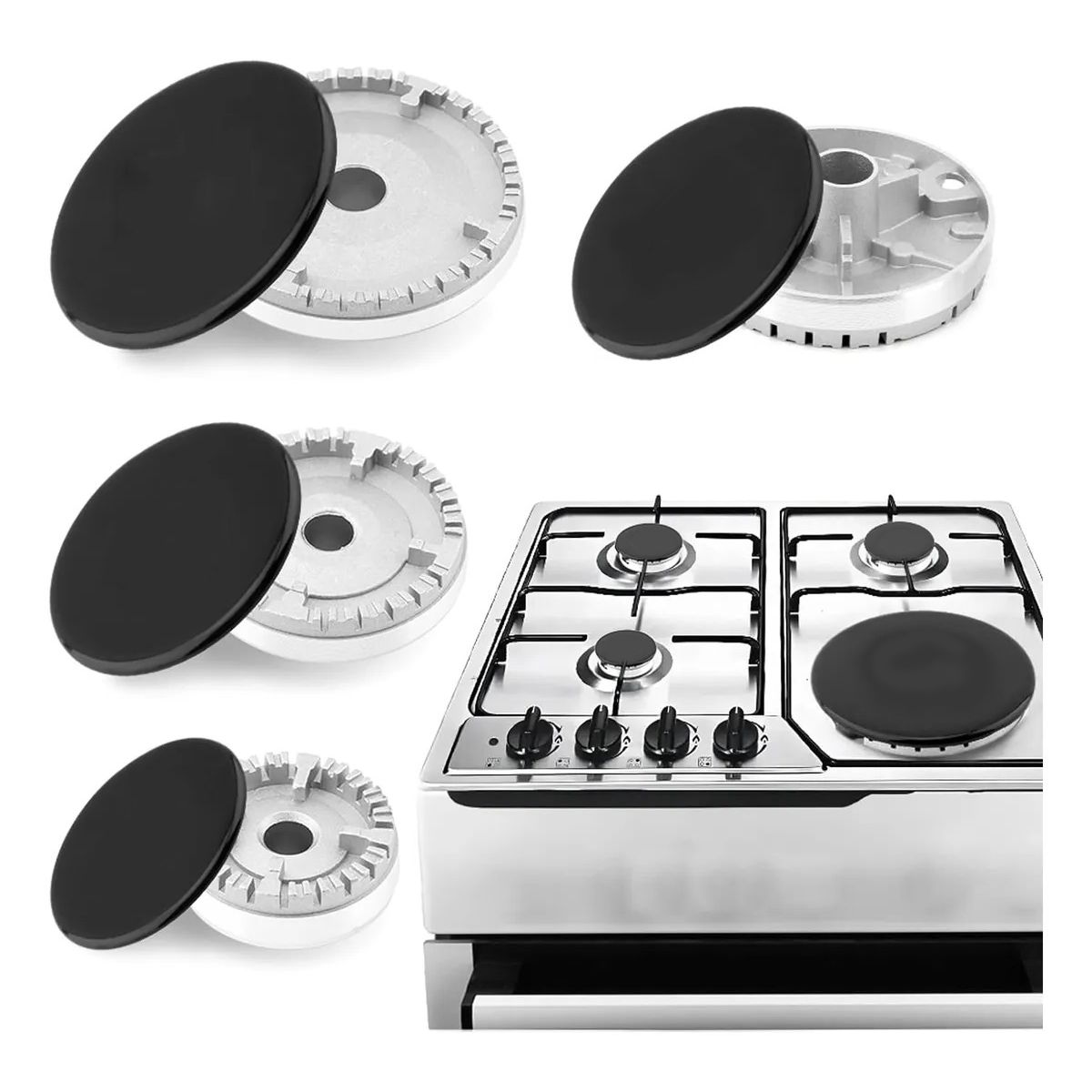 GENERICO - 4und Repuestos Quemadores Cocina Para Sindelen Fensa Mademsa