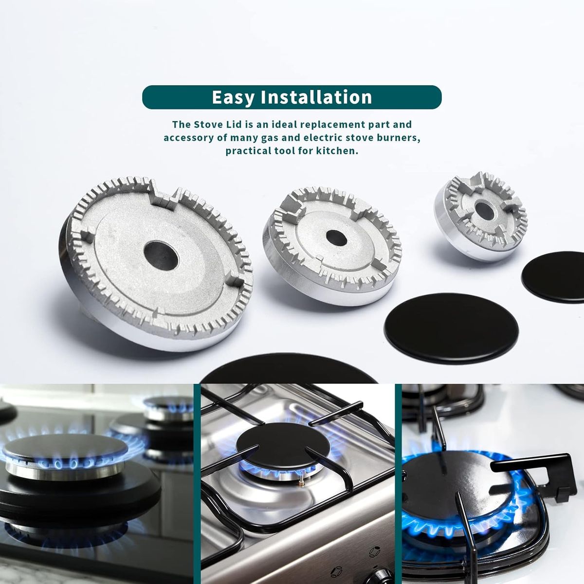 GENERICO - 4und Repuestos Quemadores Cocina Para Sindelen Fensa Mademsa