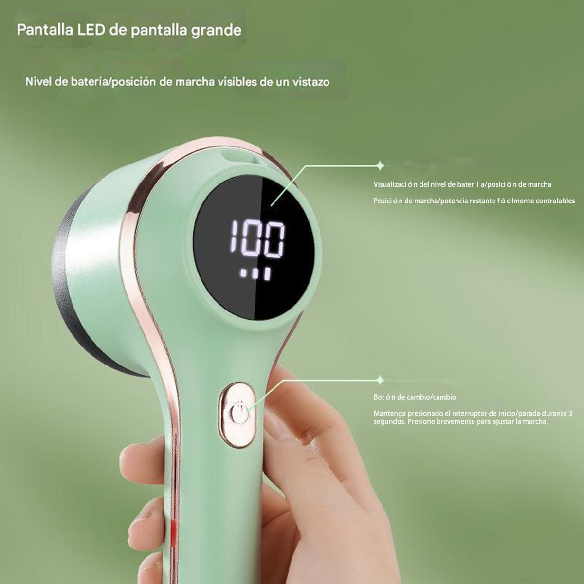ATURE - Removedor Eléctrico De Bolas De Pelo Pelusas Saca Motas