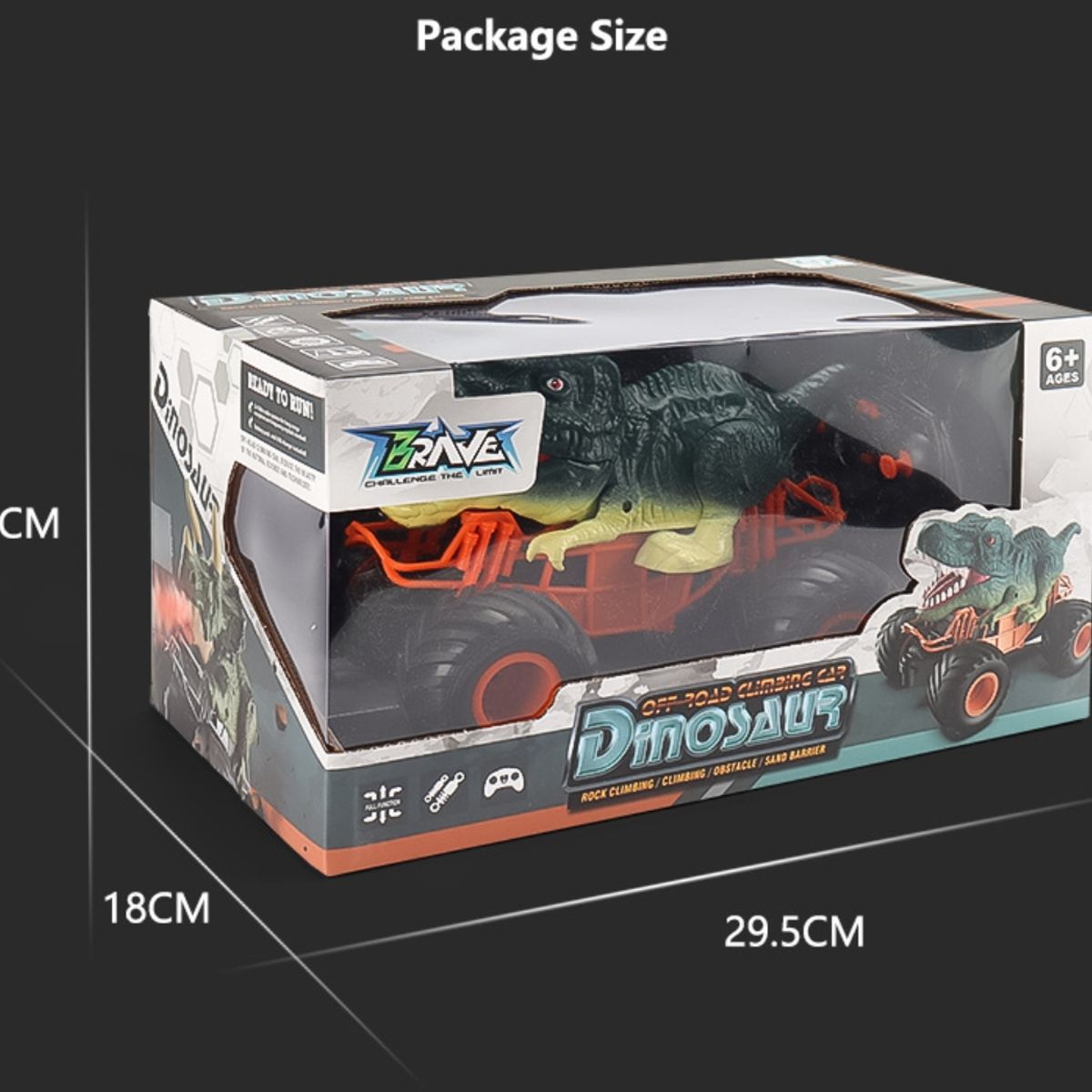 ATURE - Dinosaurio Coche Juguete Recargable Y Remoto Control