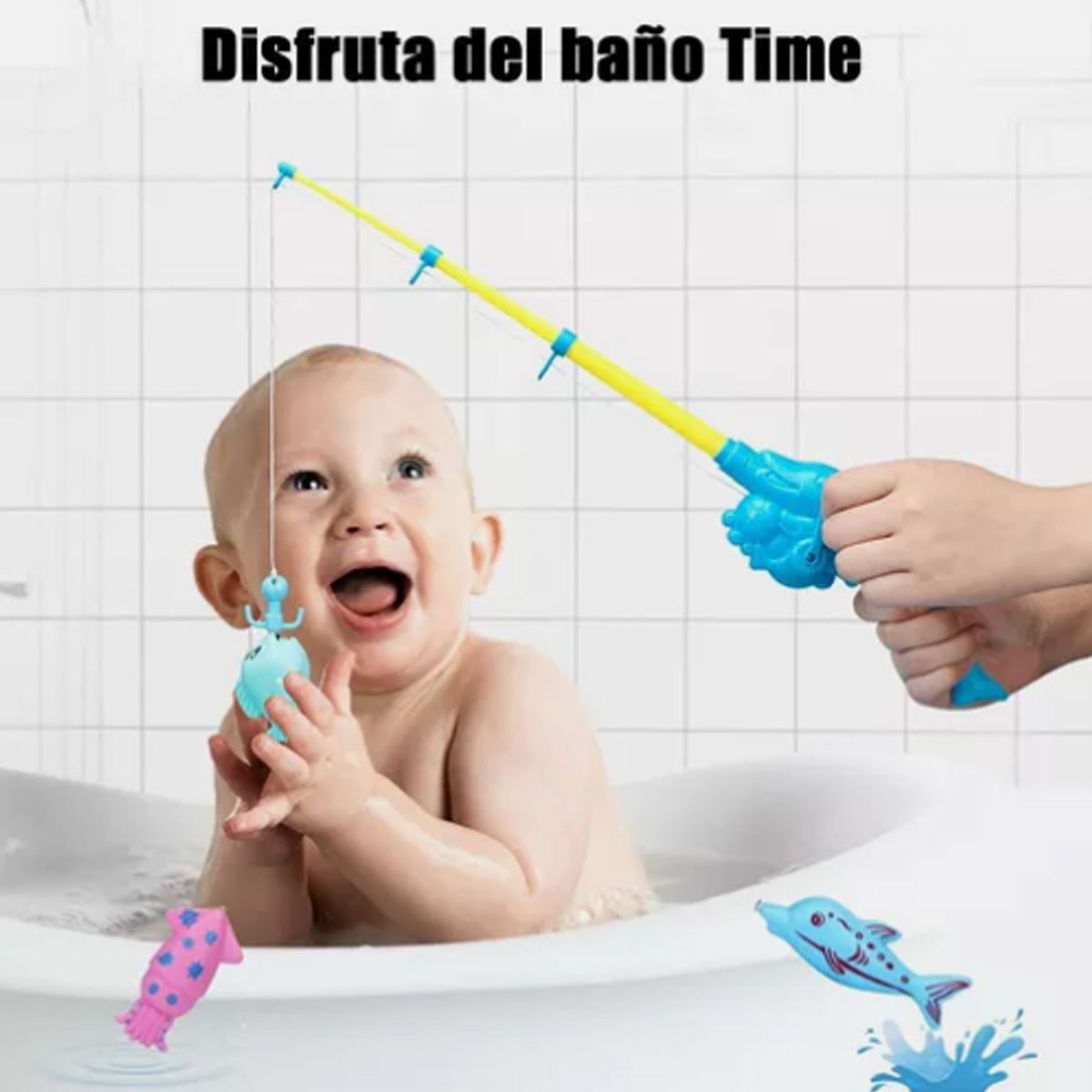 ATURE - Juego Niños Pesca Milagrosa Piscina De Dos Plantas 51 Pcs