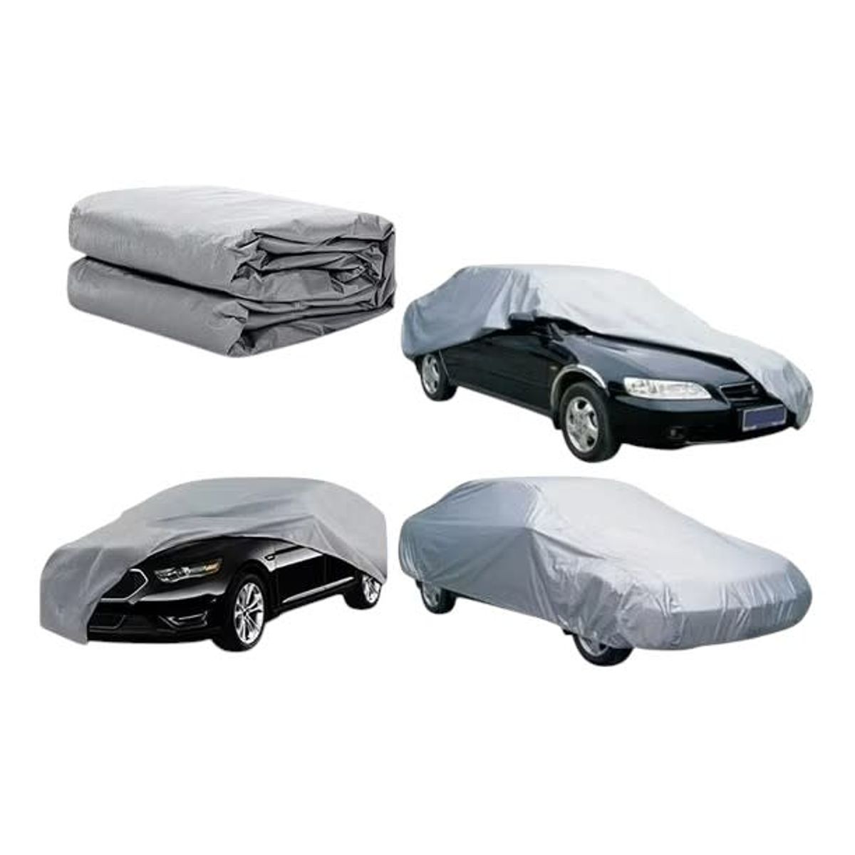 MALIK - Cubierta Auto Grande Impermeable y Bloqueador UV Eficaz