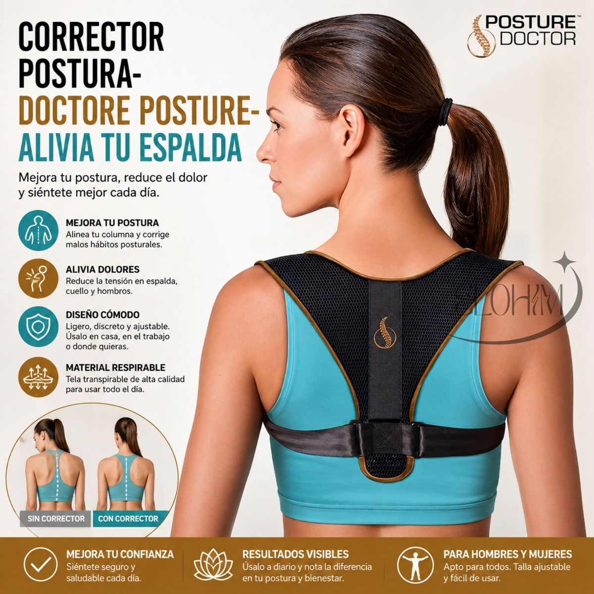 MOVI - Corrector Postura- Doctore Posture-  "Corrige  tu Postura y Alivia tu Espalda"
