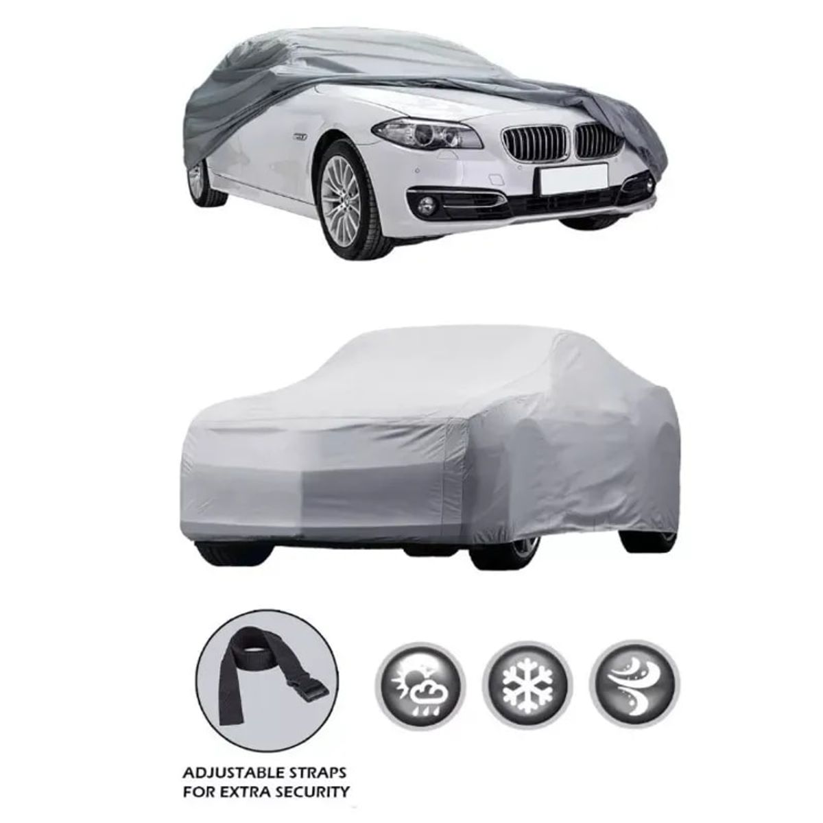 MALIK - Carpa Automotriz XL Máxima Protección contra Lluvia y Sol