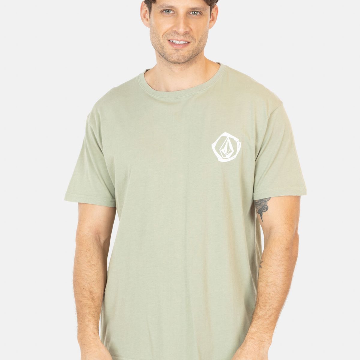 VOLCOM - Polera MC Wavy Verde Hombre Volcom - Verde