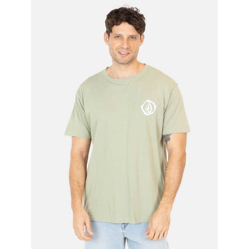 VOLCOM - Polera MC Wavy Verde Hombre Volcom - Verde