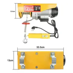 GENERICO - Tecle Electrico 300 Kg Tecles Electricos 650 W Cadena 12m